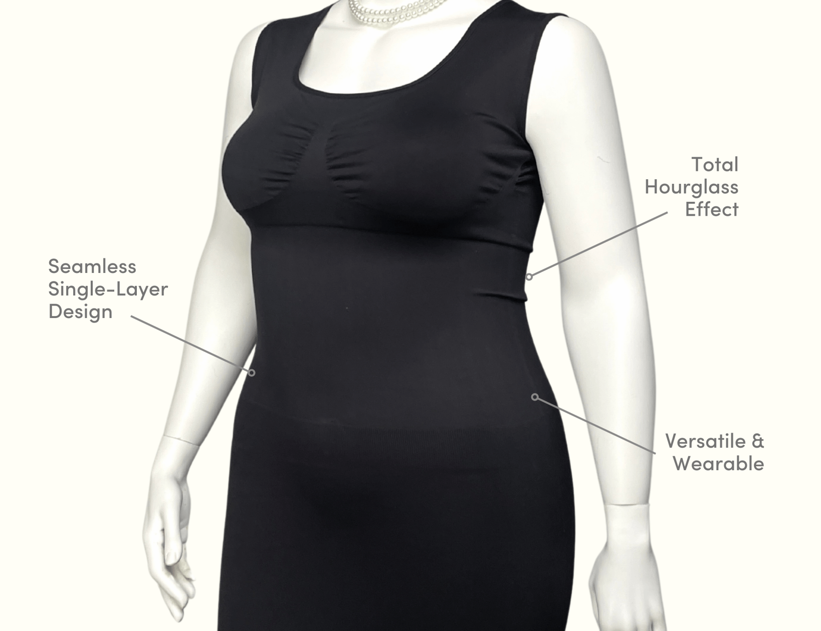 Total Sculpt Shapewear Slip Dress - Waistlab